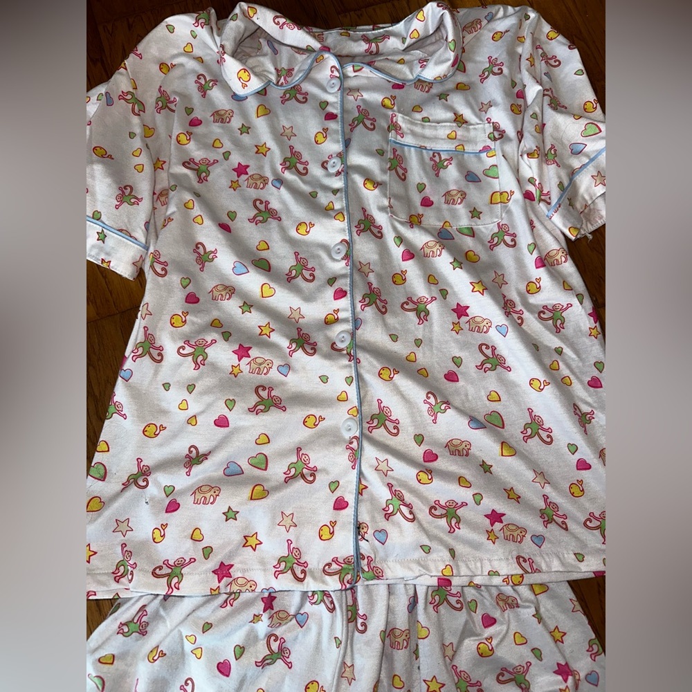 Monkey pajama set - Picture 2 of 3